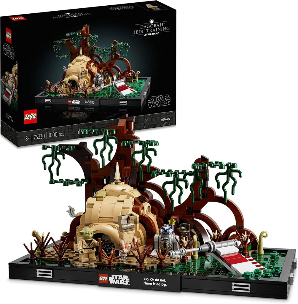 LEGO Star Wars 75330 : Costruisci la capanna di Yoda! lego-star-wars-75330-diorama-addestramento-jedi-yoda