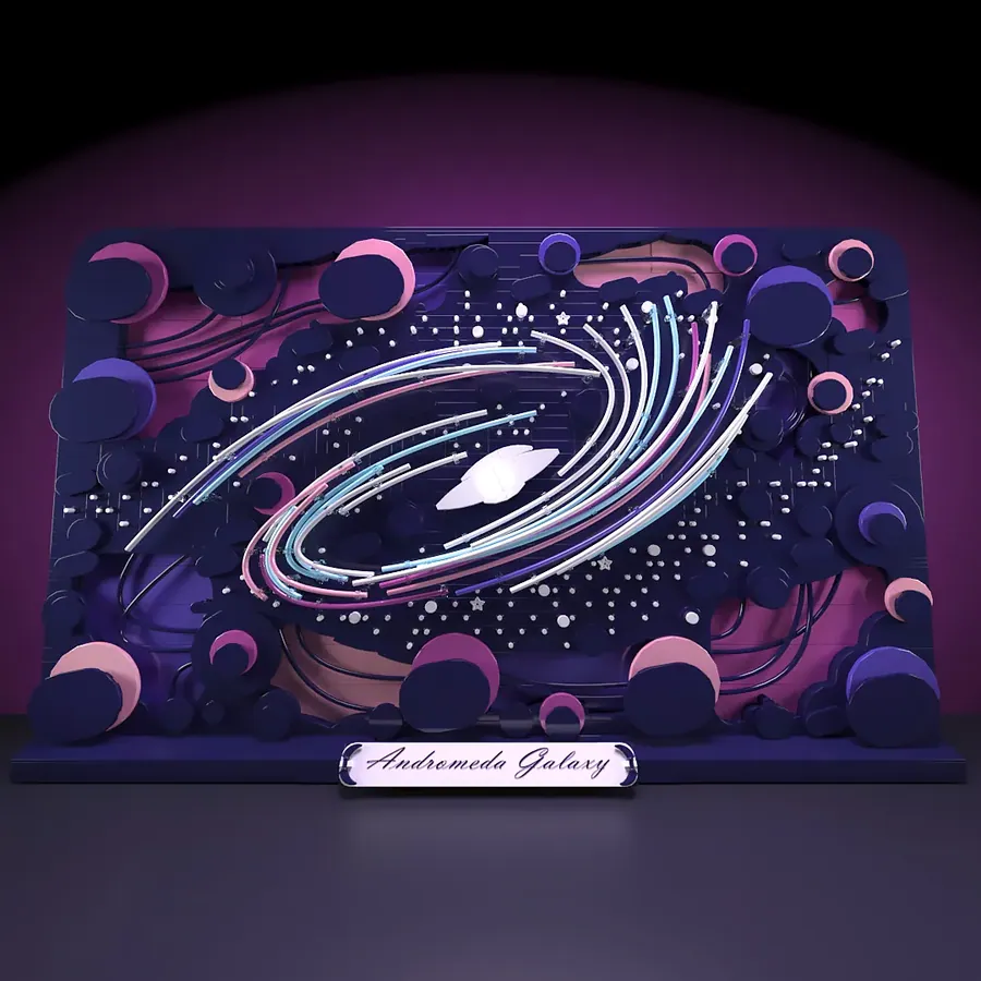 LEGO Ideas: Annunciato il vincitore delle cartoline spaziali lego-ideas-andromeda-galaxy-pianeta-brick