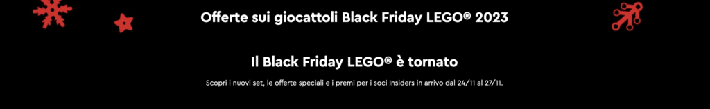 LEGO Black Friday 2023: Annunciate le date ufficiali! lego-black-friday-2023-weekend-insiders-pianeta-brick
