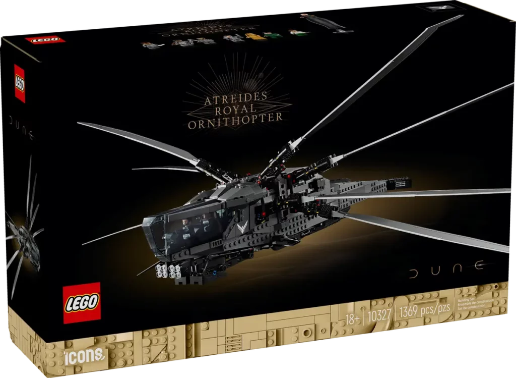 LEGO 10327 Dune Atreides Ornitottero Reale disponibile! lego-10327-icons-dune-atreides-box