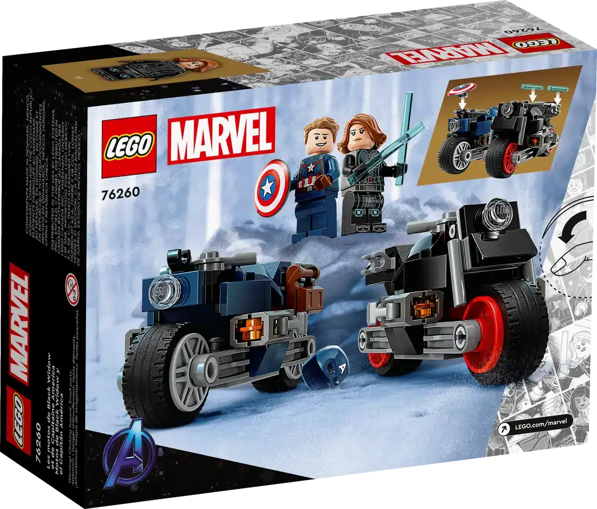 LEGO 76260 Motociclette di Black Widow e Captain America lego-76260_alt5
