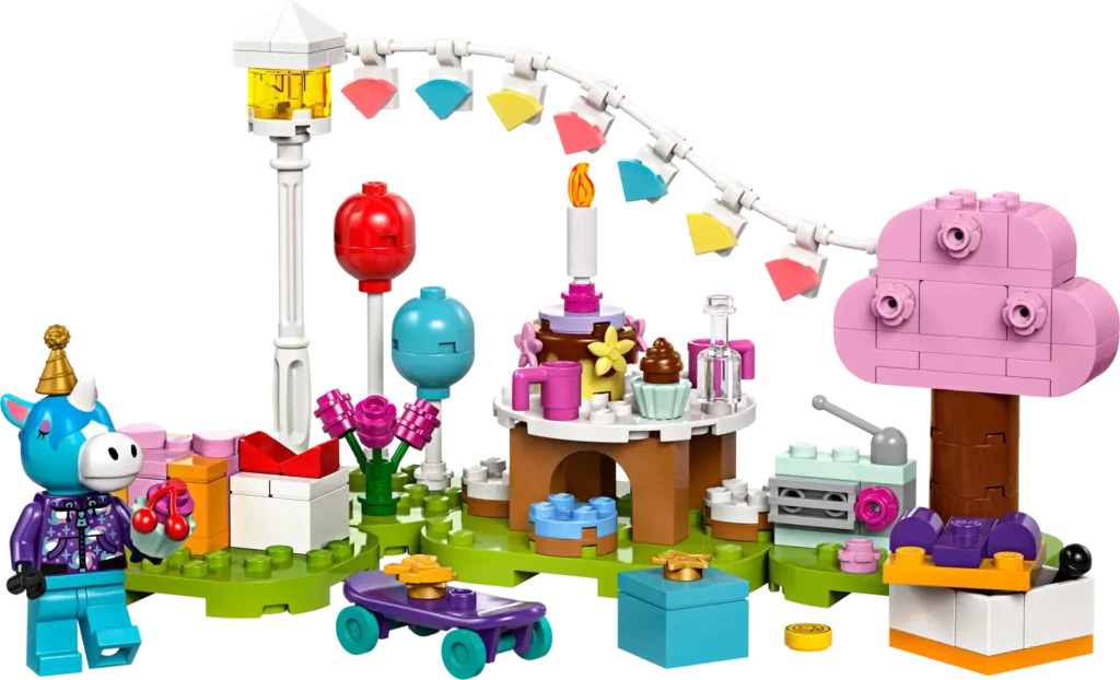 Animal Crossing: Annunciate le prime novità LEGO del 2024! lego-animal-crossing-77046-festa-di-compleanno-di-giuliano