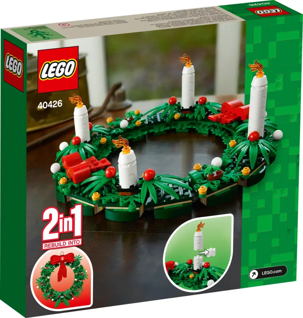 Scopri i migliori set LEGO Natale 2023! lego-natale-ghirlanda-natalizia-40426