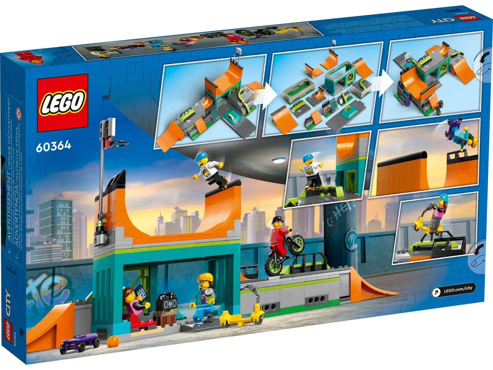 LEGO Skate Park urbano 60364 lego skate-1