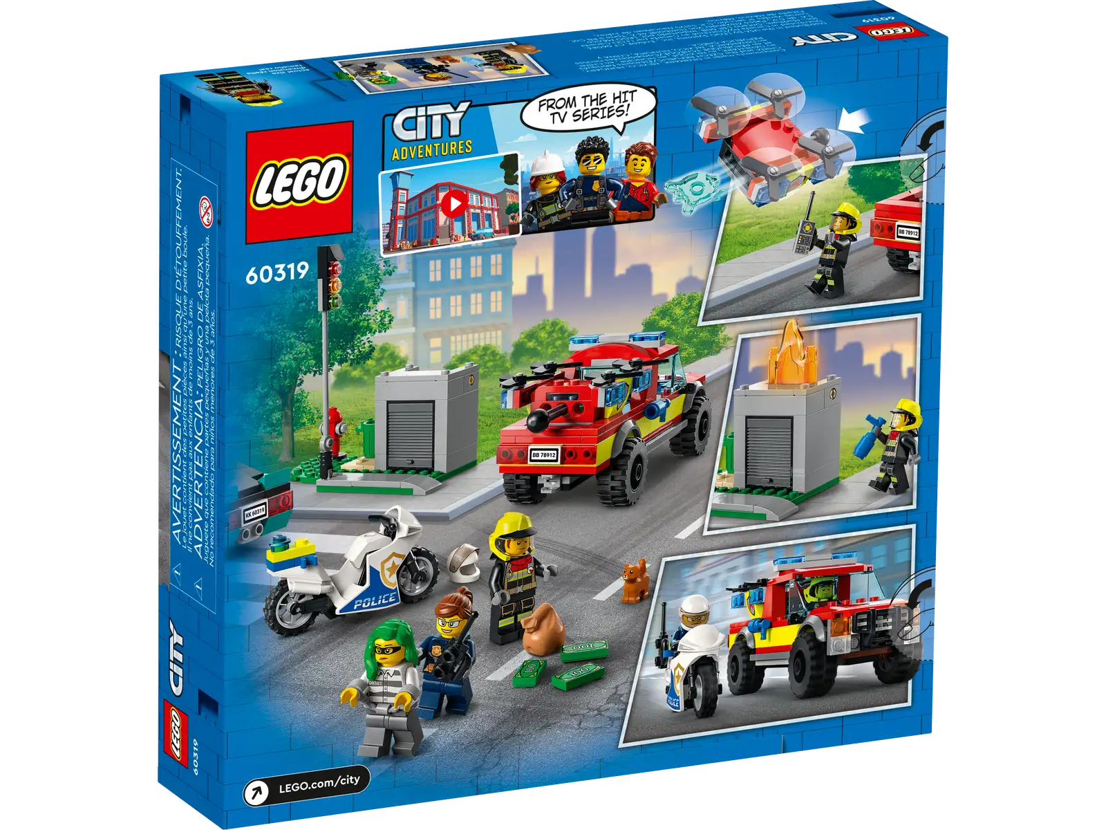 LEGO Soccorso antincendio e inseguimento della polizia 60319 lego soccorso-1