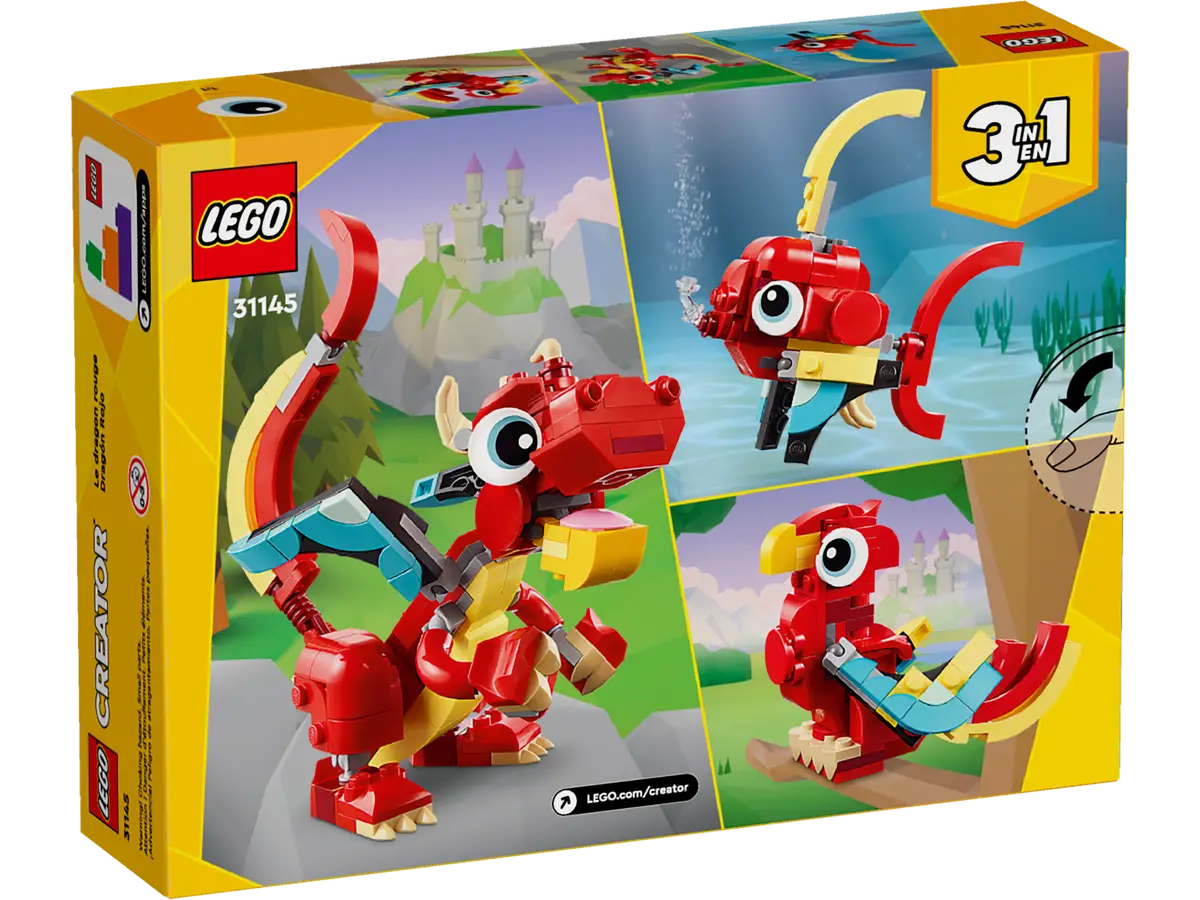 LEGO Drago rosso 31145 LEGO Drago rosso-1
