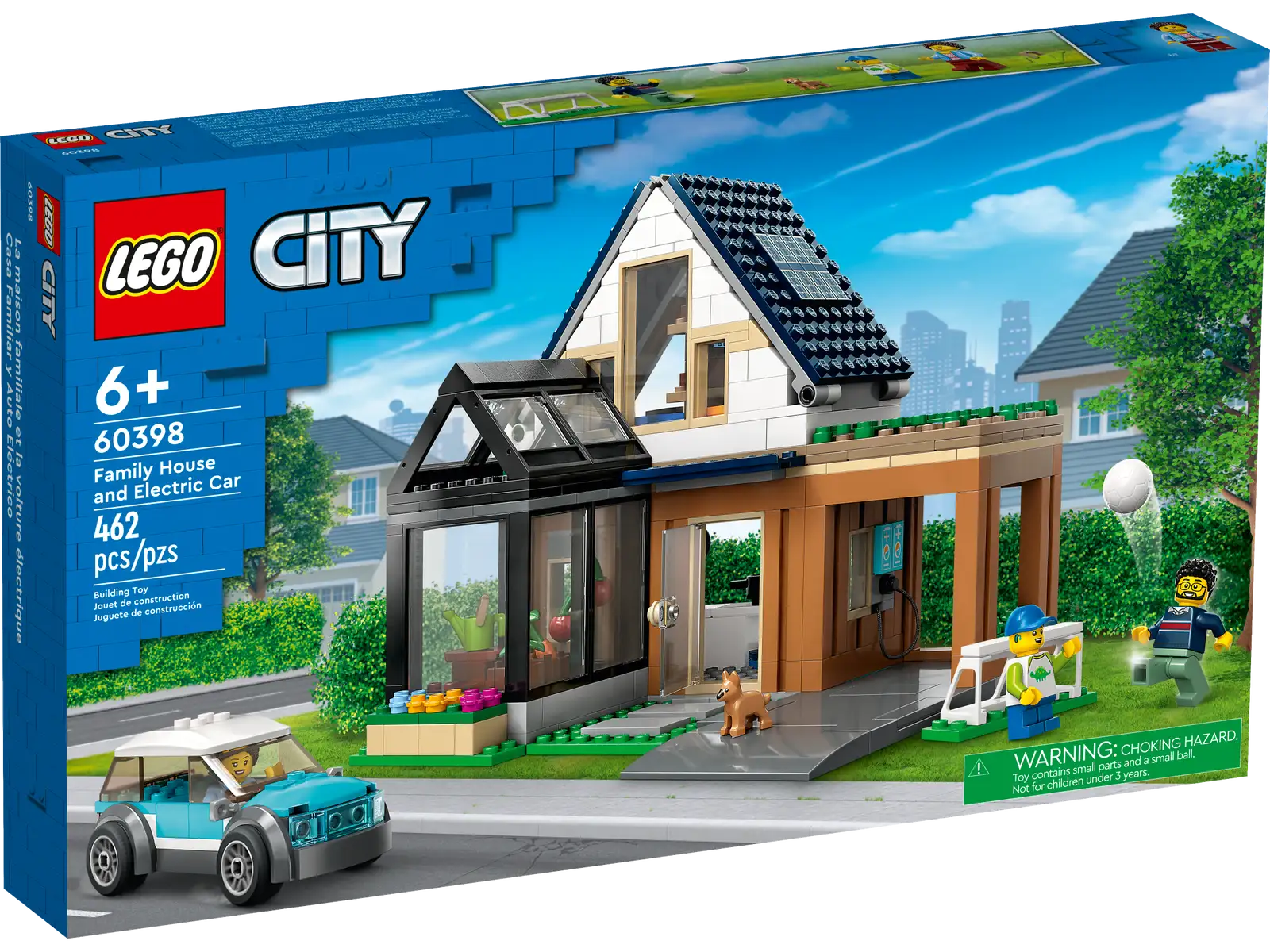LEGO Villetta familiare e auto elettrica 60398 LEGO villetta-1