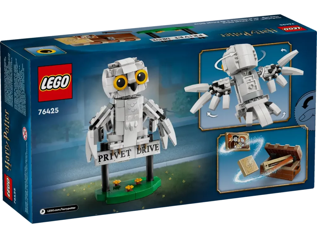 L’Incredibile Magia di LEGO Edvige al Numero 4 di Privet Drive 76425 edvige-harry-potter-76425-2