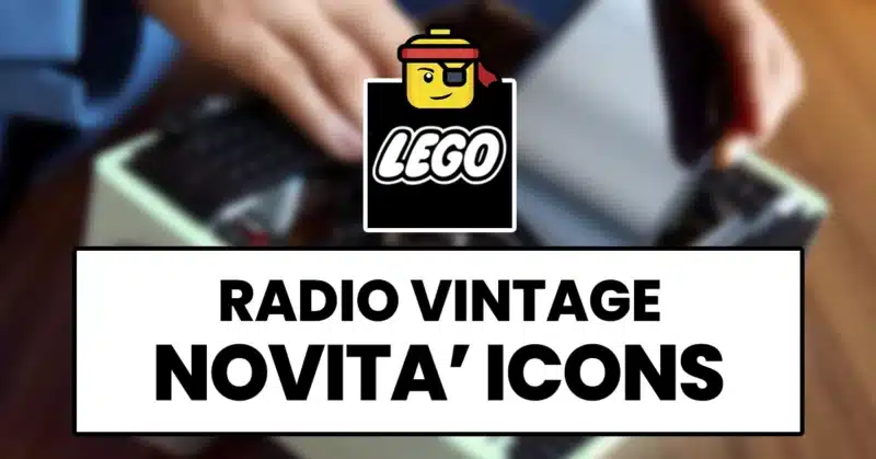 Radio vintage LEGO 10334…in arrivo il nuovo set Icons! radio-vintage-lego-icons-10334