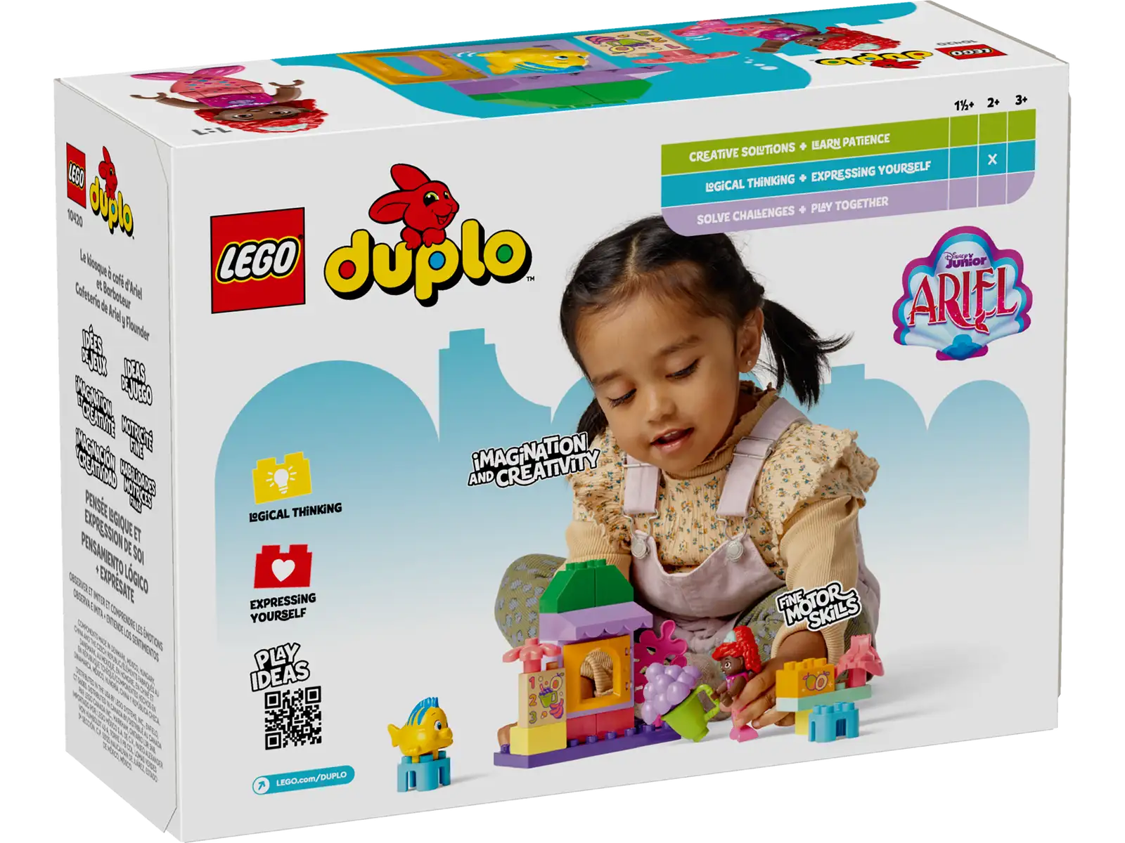 Il chiosco del caffè di Ariel e Flounder Lego Duplo 10420 Scatola del set Il chiosco del caffè di Ariel e Flounder Lego Duplo 10420