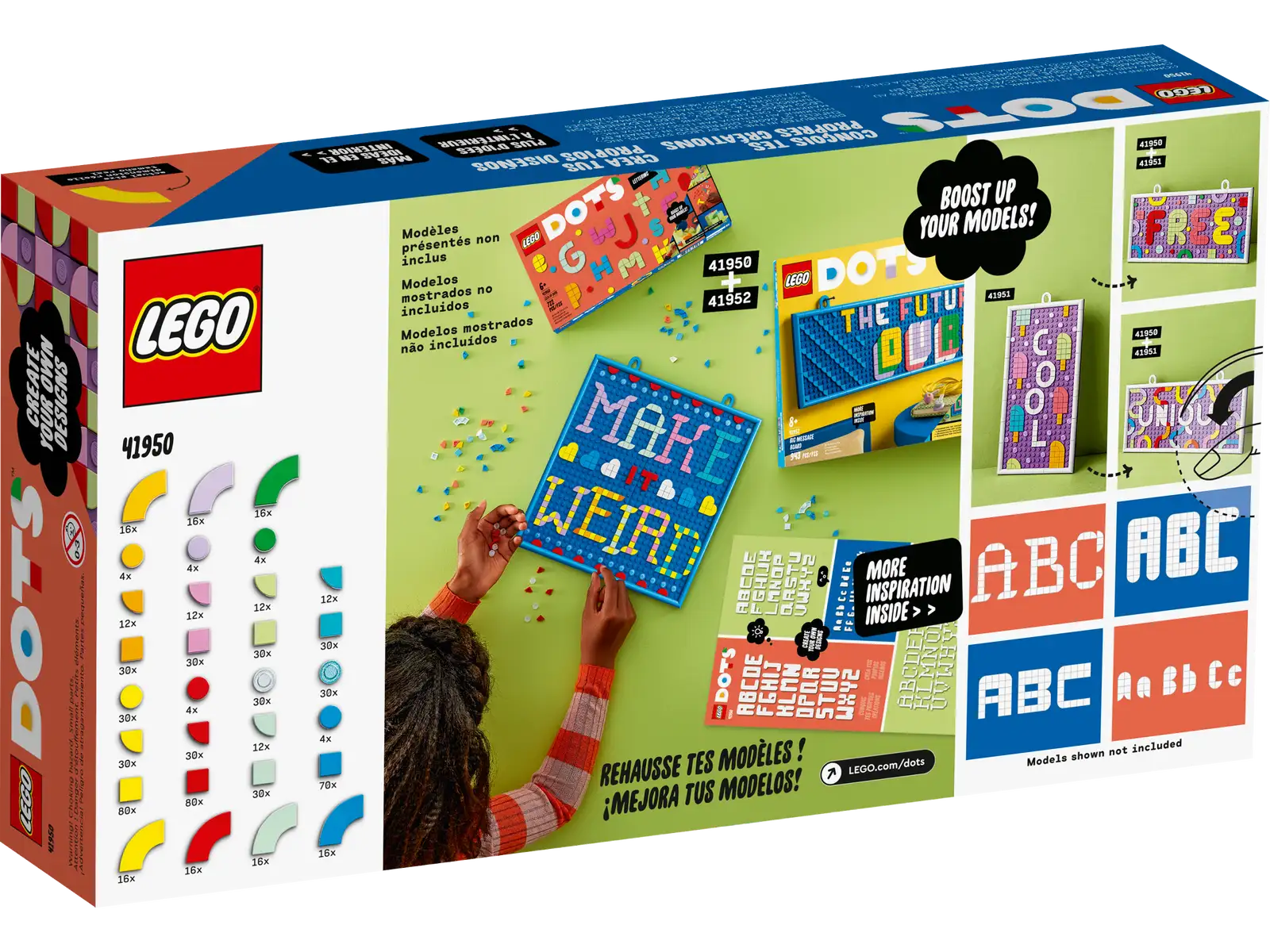 DOTS MEGA PACK - Lettere e Caratteri - Lego 41950 dots mega pack scatola