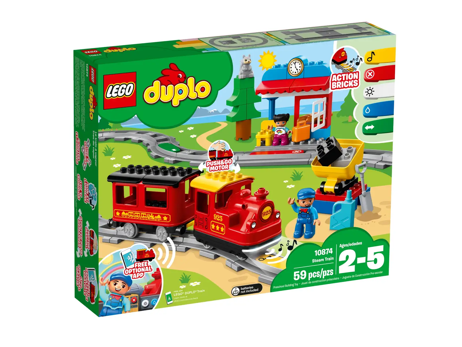Treno a vapore Lego Duplo 10874 Treno a vapore Lego Duplo 10874